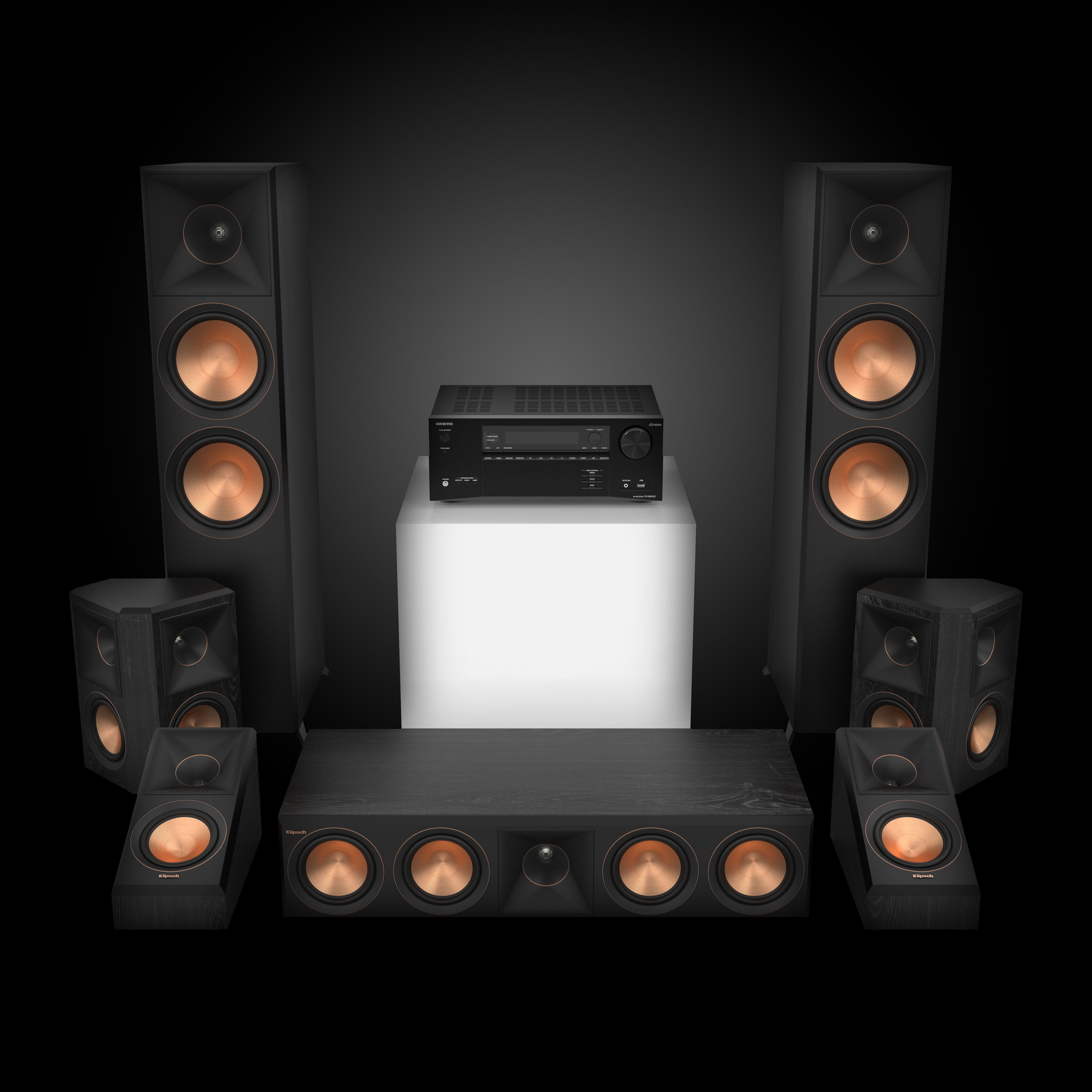 Klipsch 2023 Reference Premier 5.0.2 sound system